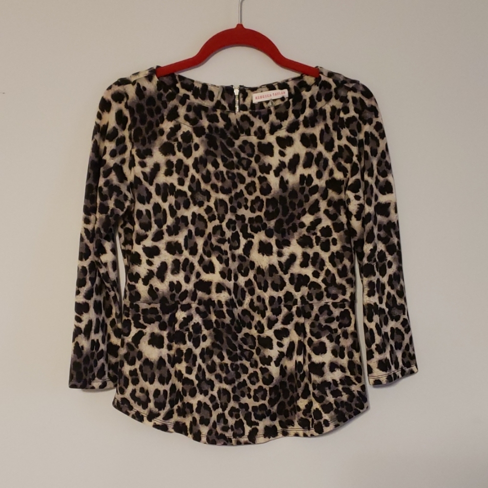 Rebecca Taylor Leopard Tee